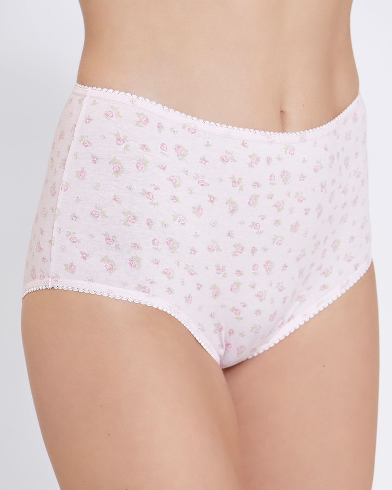 Printed Cotton Rich Full Briefs - Pack Of 5