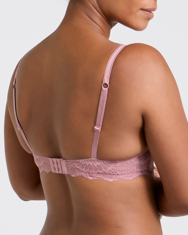 Anna Dusty Pink Padded Balcony Bra