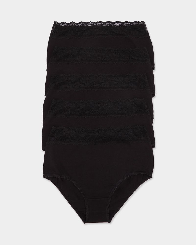 Lace Full Briefs - Pack Of 5