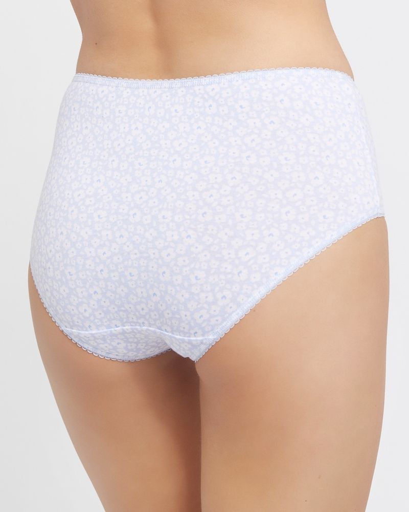 Printed Cotton Rich Midi Briefs - Pack of 5