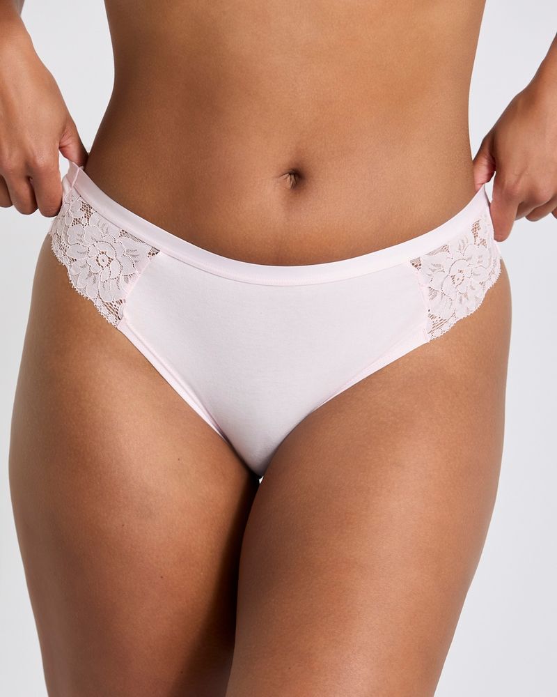 Cotton Lace Thong