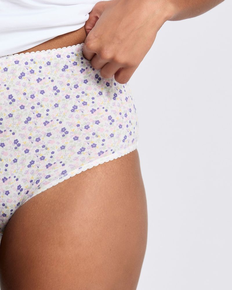 Printed Cotton Rich Full Brief - Pack Of 5