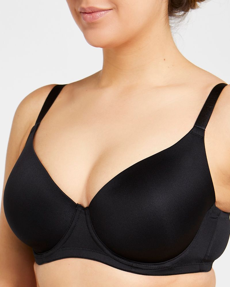 Underwired Full Cup T-Shirt Bra - Black