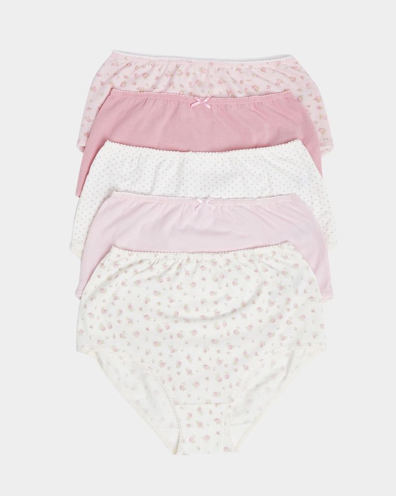 Printed Cotton Rich Full Briefs - Pack Of 5