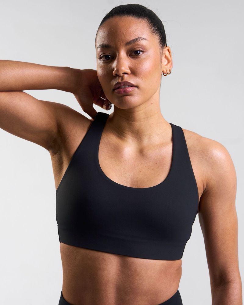 POWERCUT Sculpt Medium Support Sports Bra Black