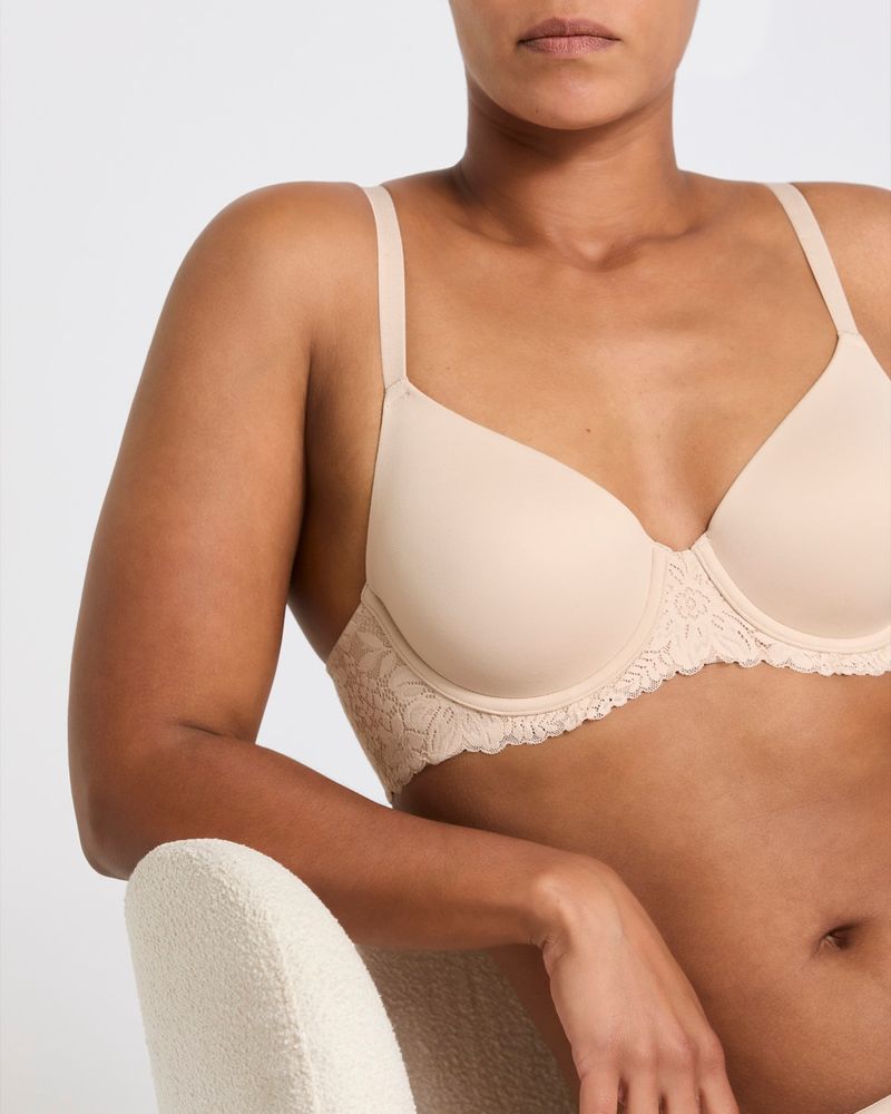 Soft Lace Full Cup Wired T-Shirt Bra