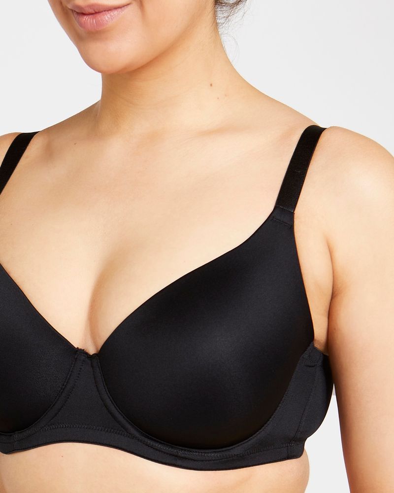 Underwired Full Cup T-Shirt Bra - Black