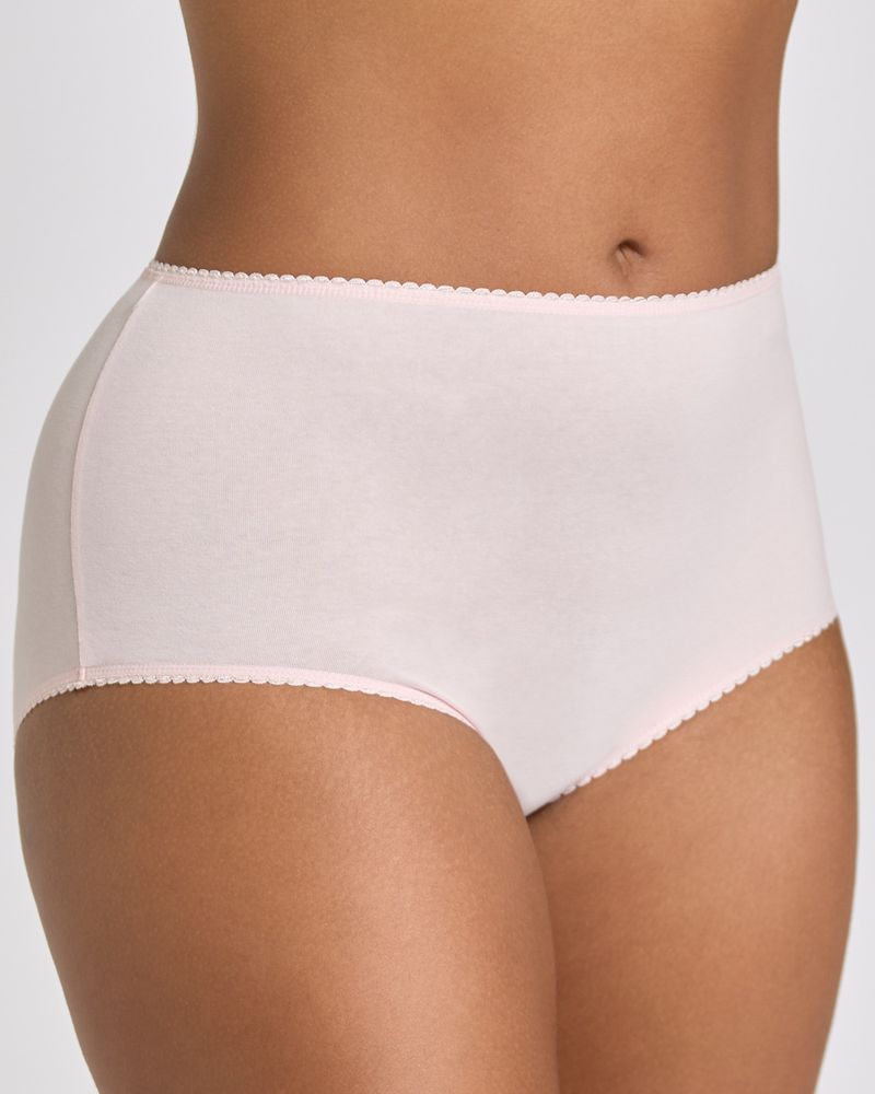 Plain Cotton Rich Full Briefs - Pack of 5