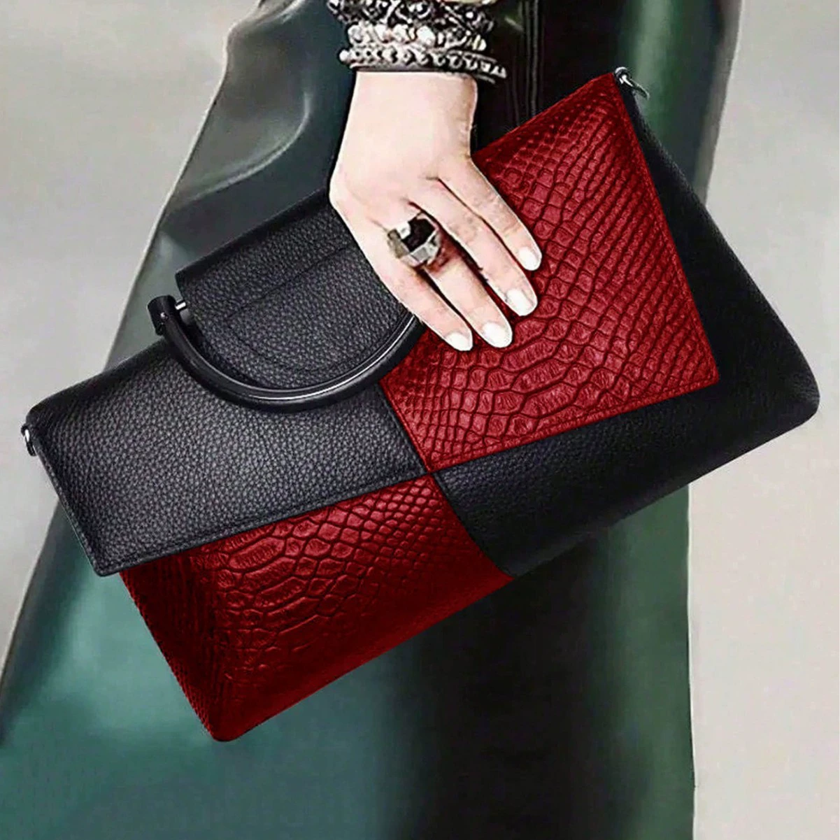 Textured Handbag