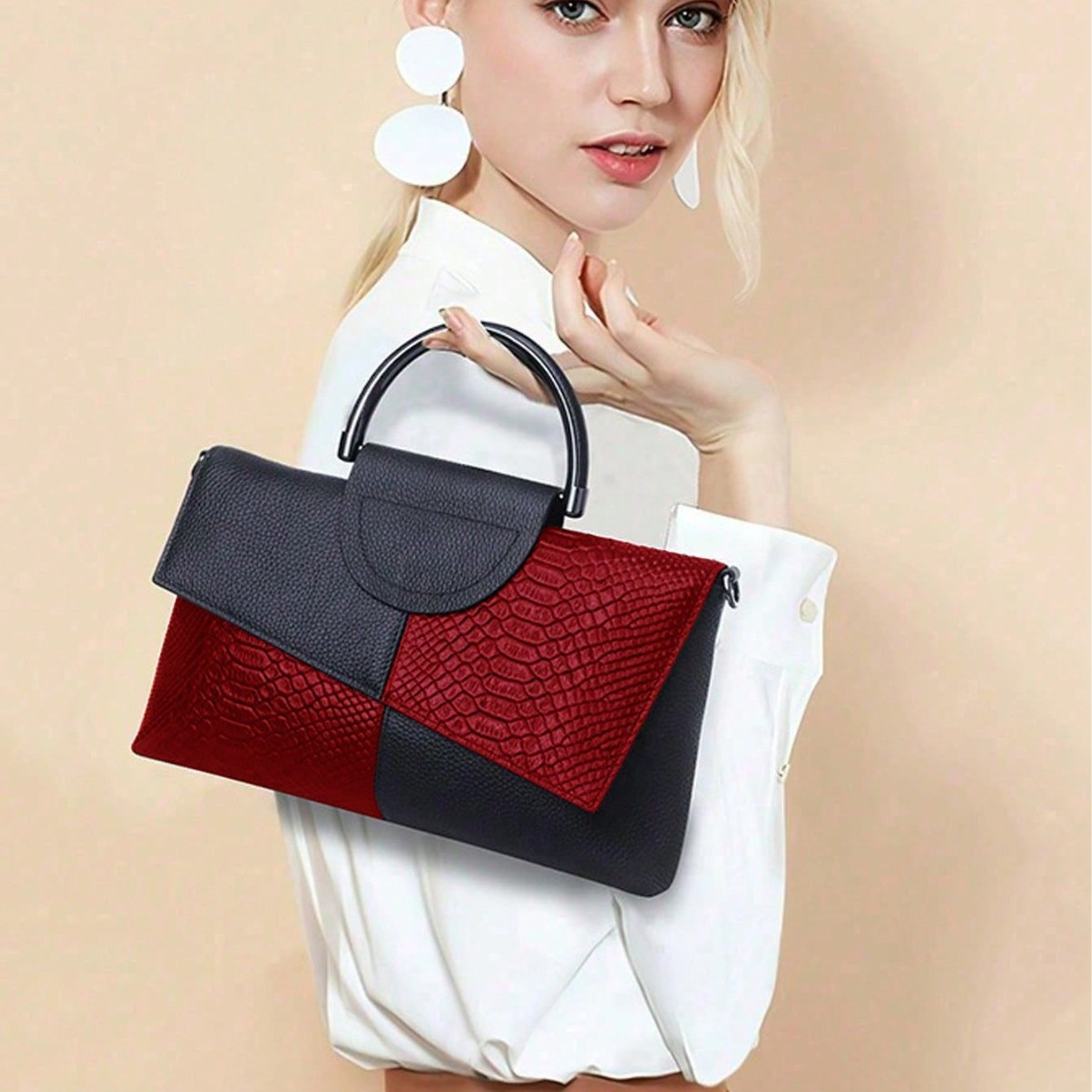 Textured Handbag