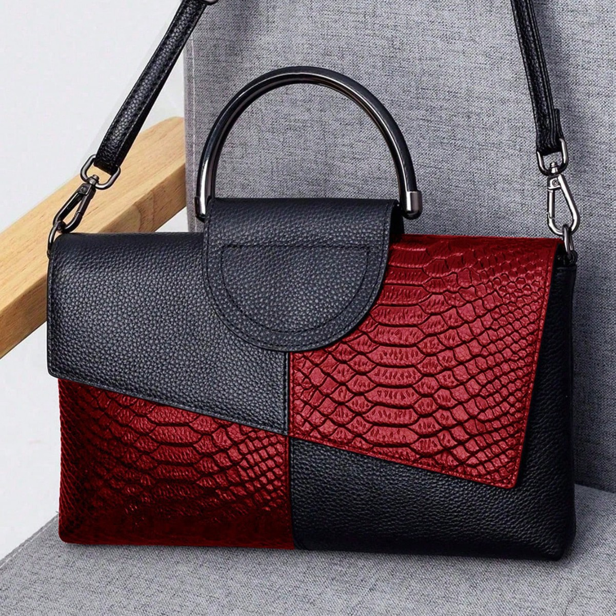 Textured Handbag