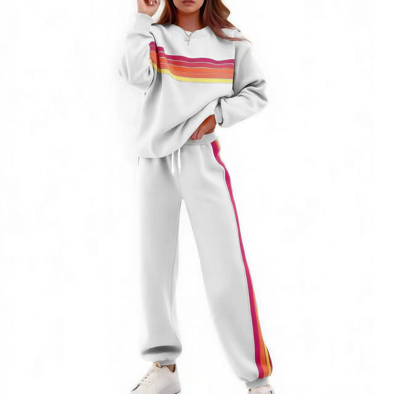 Women's Casual Sweatshirt & Sweatpants 2-Piece Set