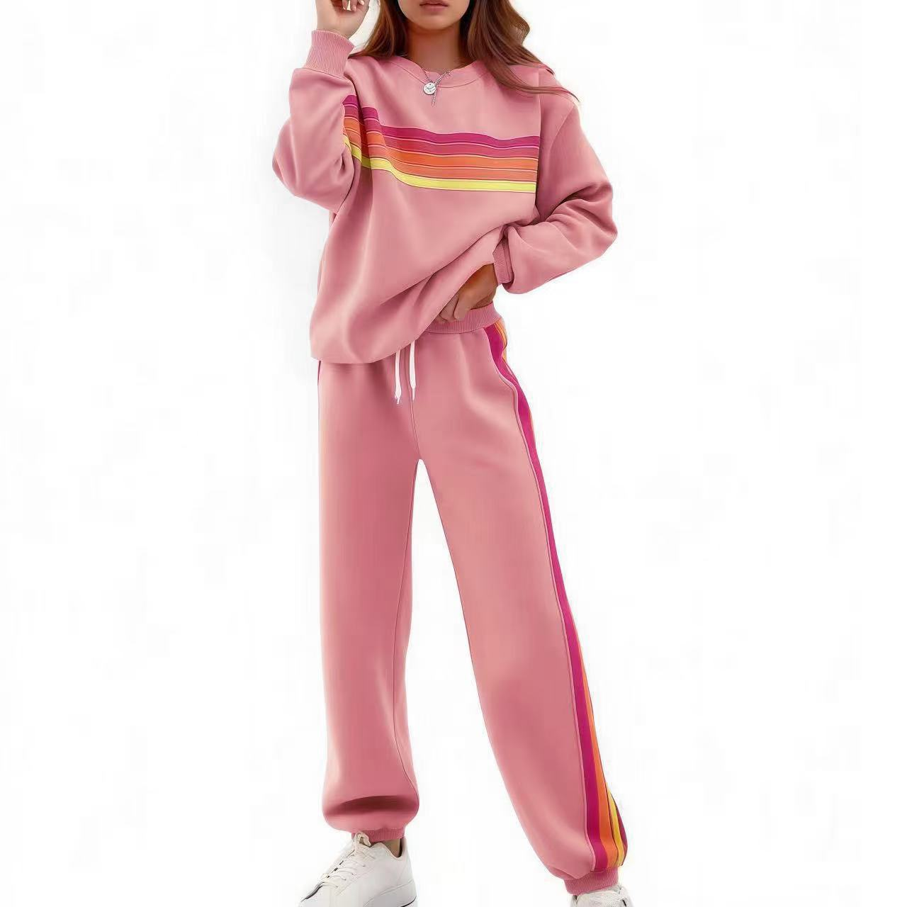 Women's Casual Sweatshirt & Sweatpants 2-Piece Set