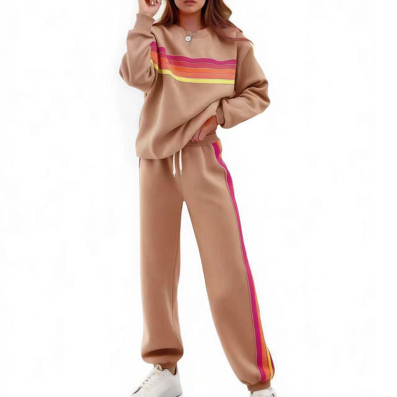 Women's Casual Sweatshirt & Sweatpants 2-Piece Set