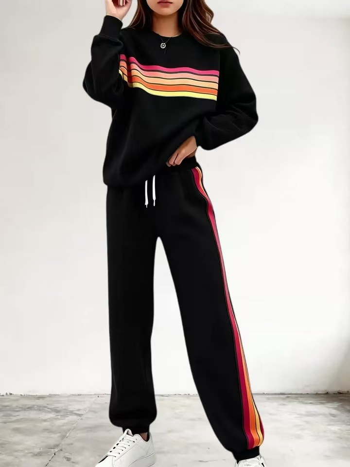 Women's Casual Sweatshirt & Sweatpants 2-Piece Set