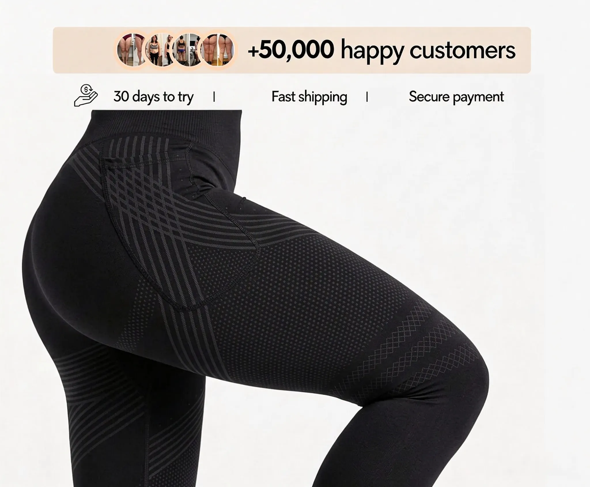  compression leggings &mdash; over 50,000 happy customers