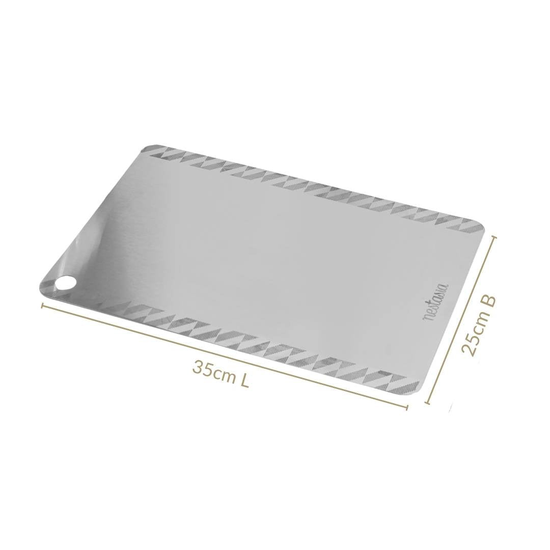 Stainless Steel Chopping Board 35x25cm