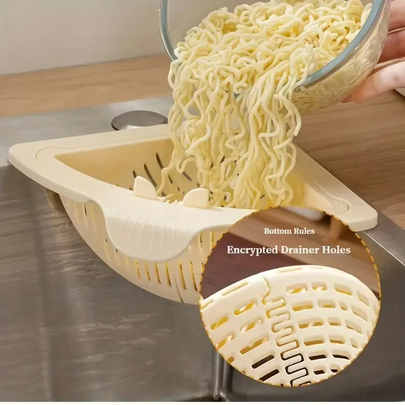 Magnetic Corner Sink Drain Basket Kitchen Strainer