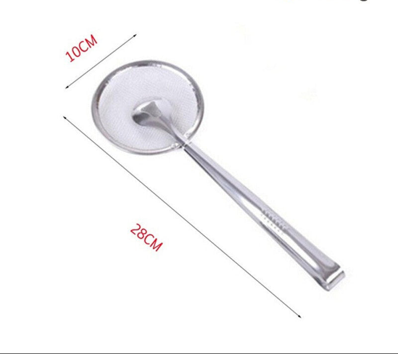 Frying With Strainer Stainless Steel