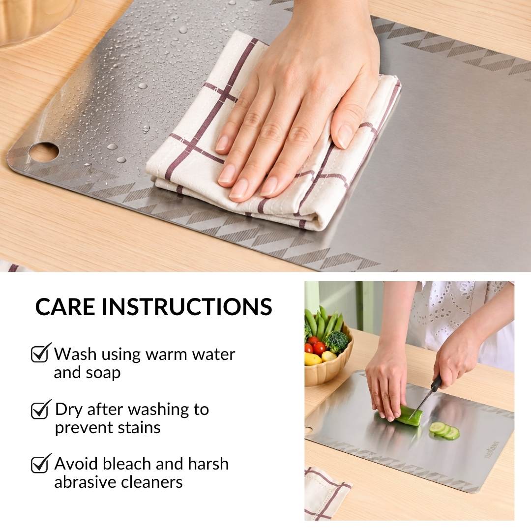 Stainless Steel Chopping Board 35x25cm