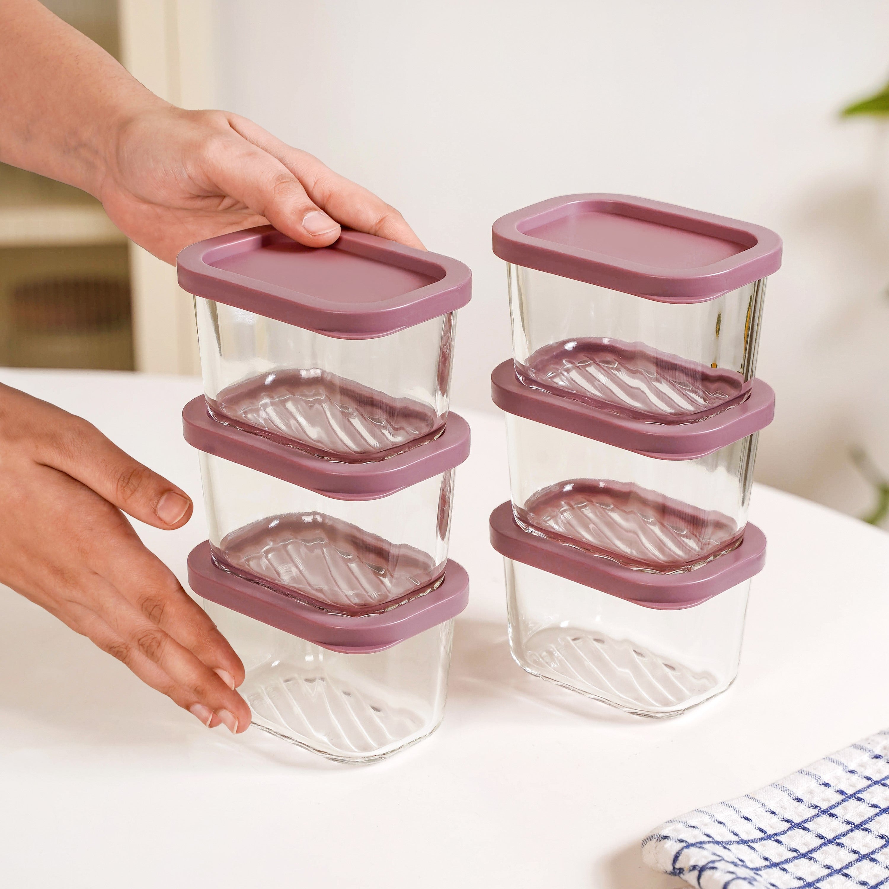 Food Storage Container Set Of 6 310ml