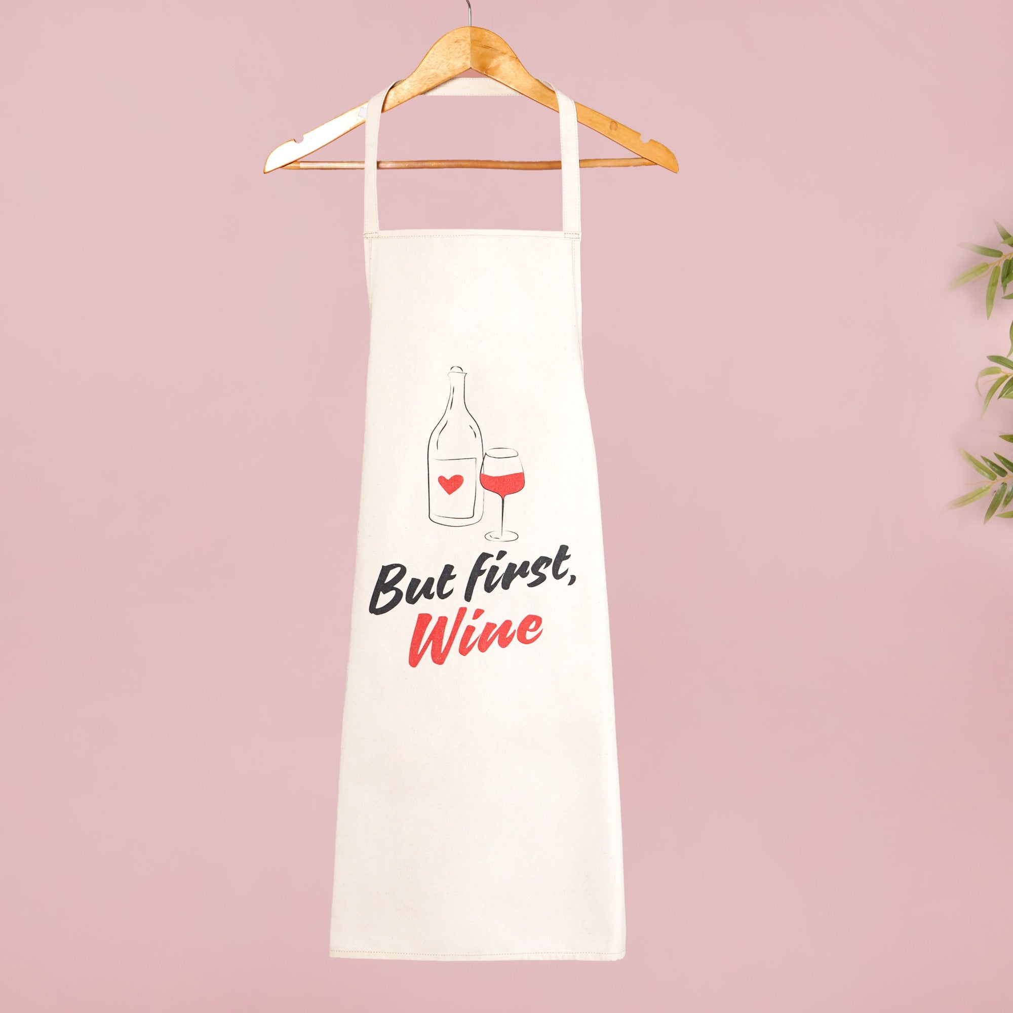 But First Whiskey And Wine Couple Apron Set Of 2