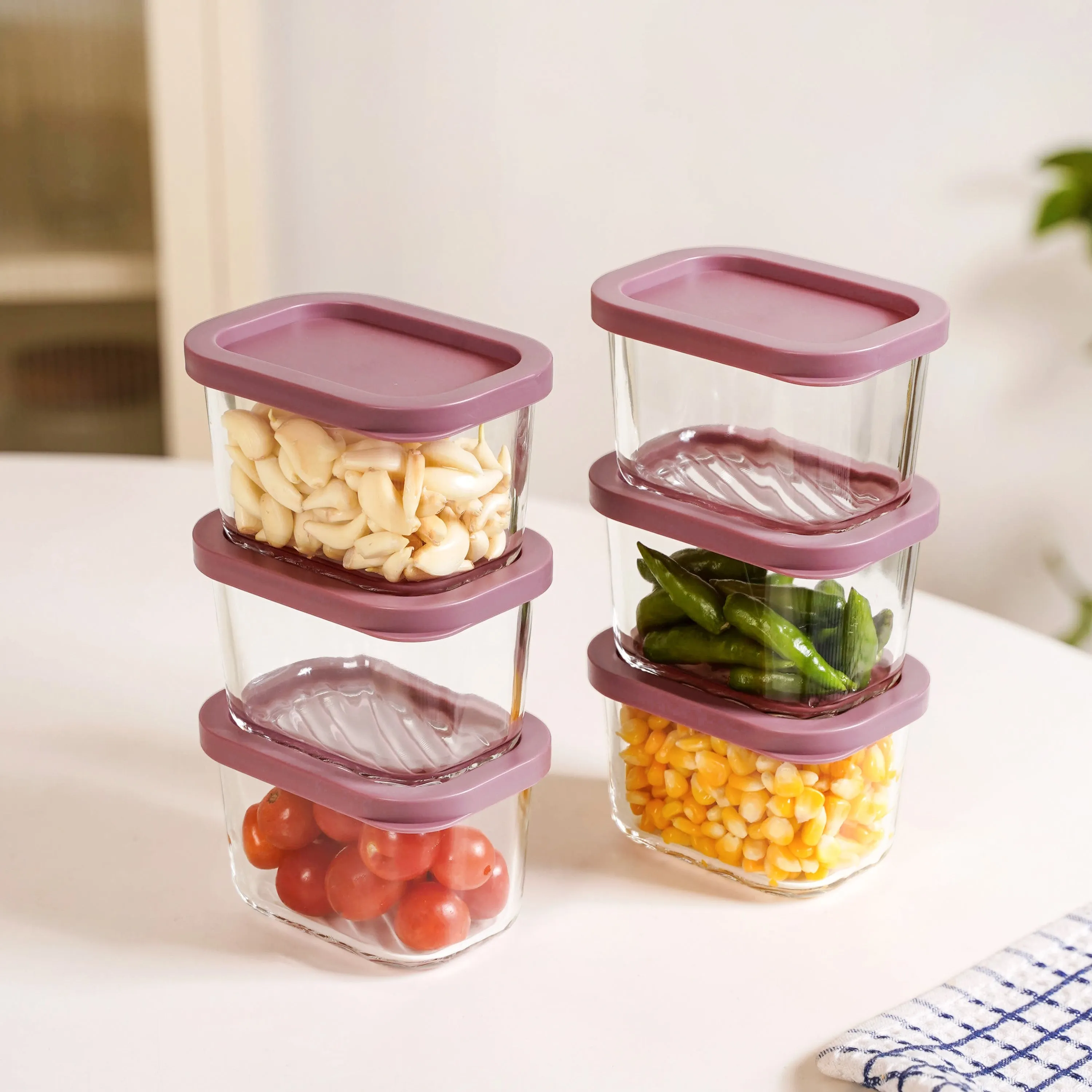 Food Storage Container Set Of 6 310ml
