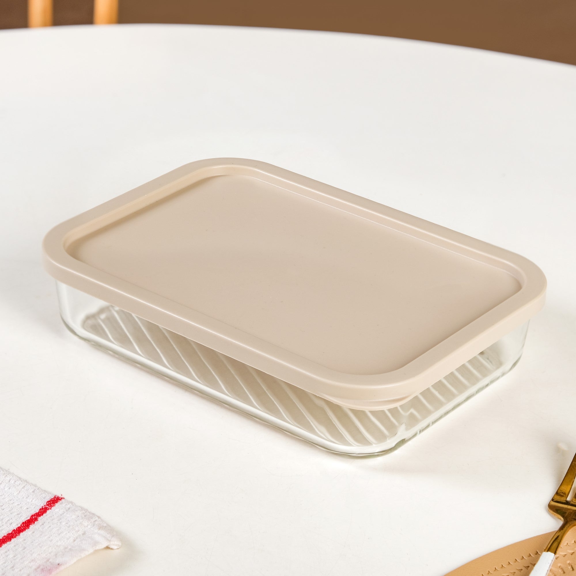 Stackable Glass Food Storage Container Set Of 6 S 310ml M 520ml L 750ml XL 1200ml