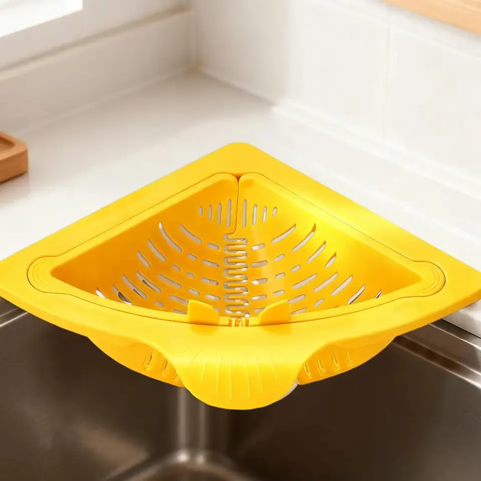 Magnetic Corner Sink Drain Basket Kitchen Strainer