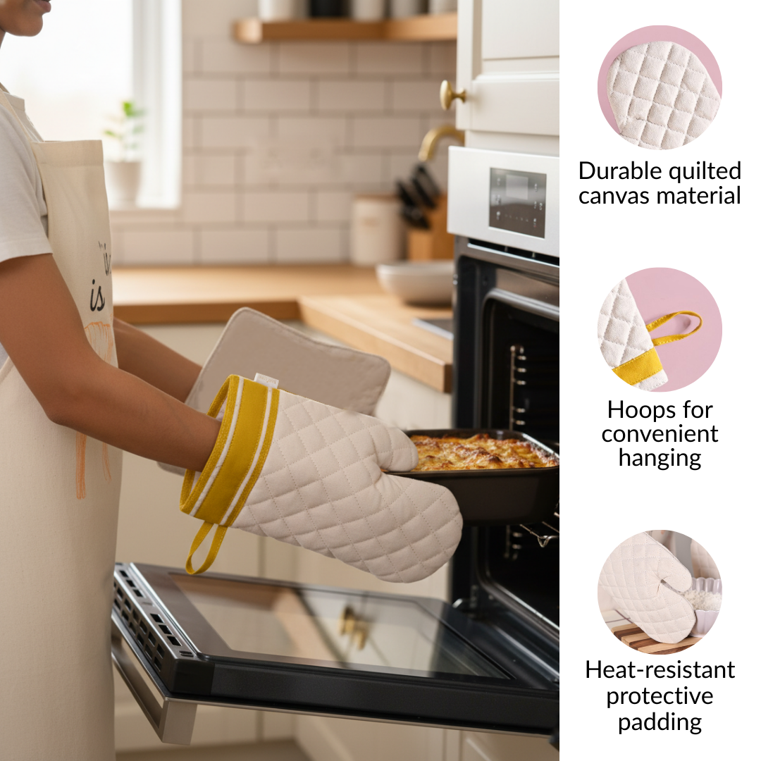 Pasta Lover Gift Hamper Box With Spatula Apron Trivet And Mitten