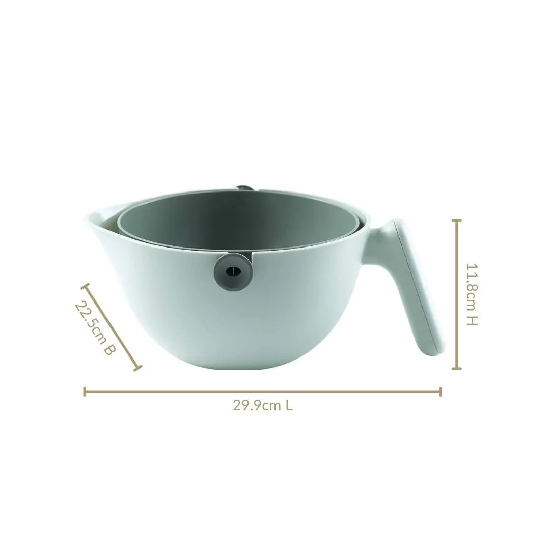 2 In 1 Kitchen Colander And Bowl 2000ml