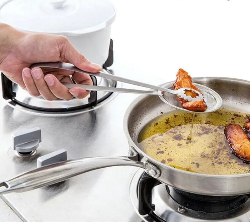 Frying With Strainer Stainless Steel