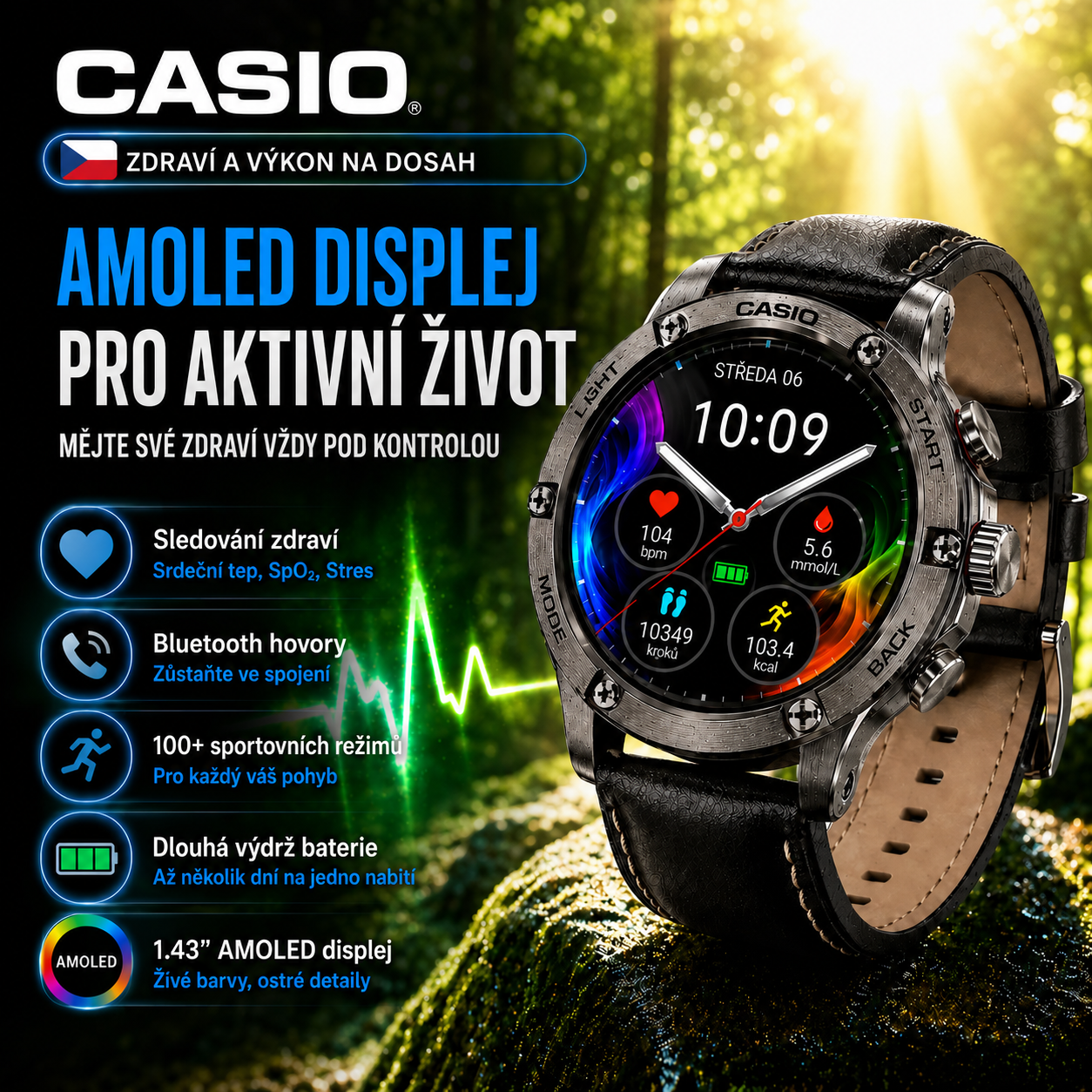 ⌚ ⌚[Dovezeno z Japonska] Chytré hodinky nové generace 2026 – kombinují pokročilé funkce a komplexní sledování 🔥🔥