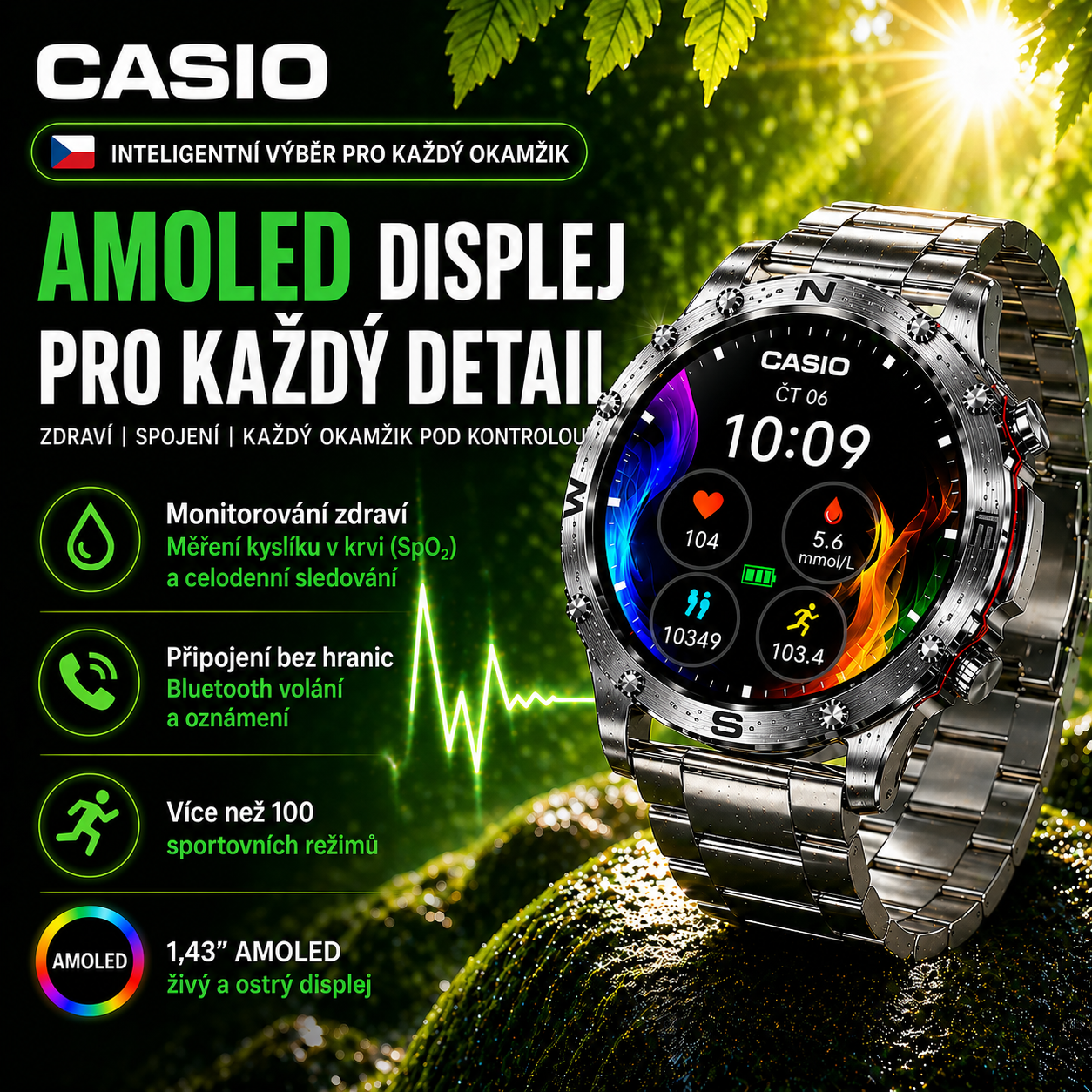 ⌚ ⌚[Dovezeno z Japonska] Chytré hodinky nové generace 2026 – kombinují pokročilé funkce a komplexní sledování 🔥🔥