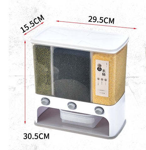 EveryFilterStore Wall-Mounted Dry Food & Grain Dispenser