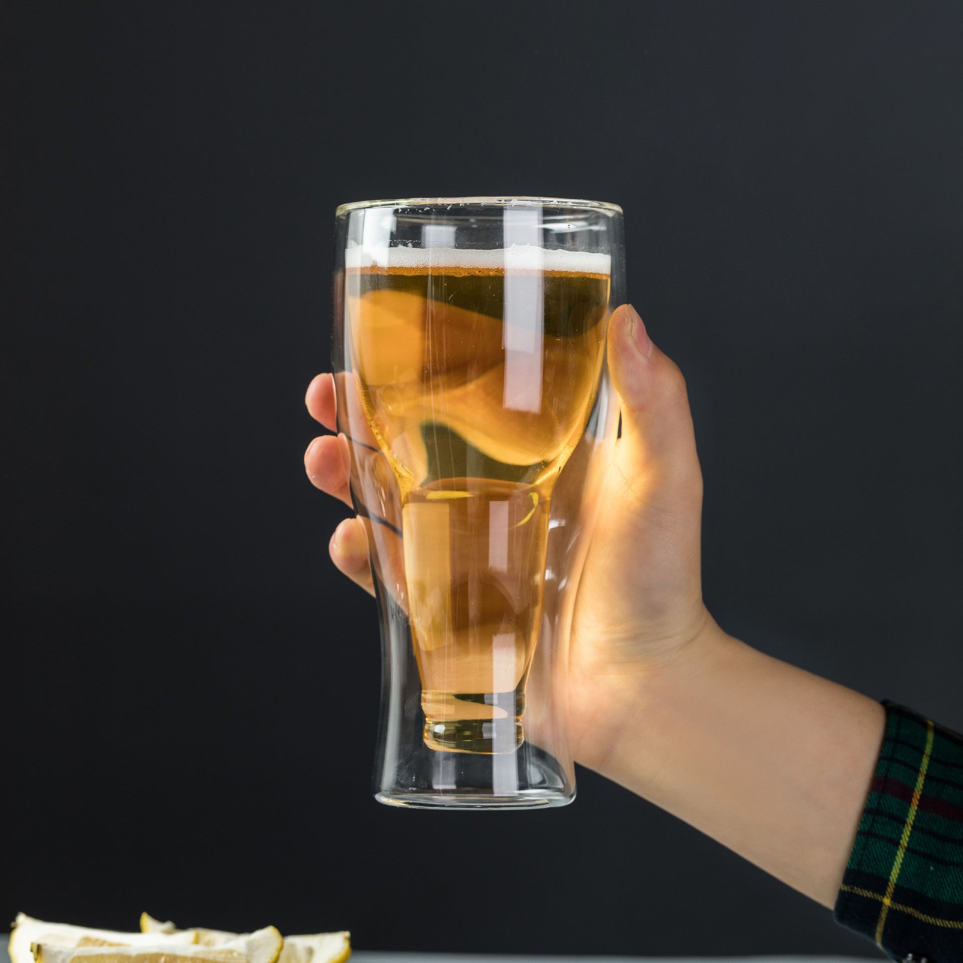 EveryFilterStore Double-Wall Insulated Glass Beer & Cocktail Mug