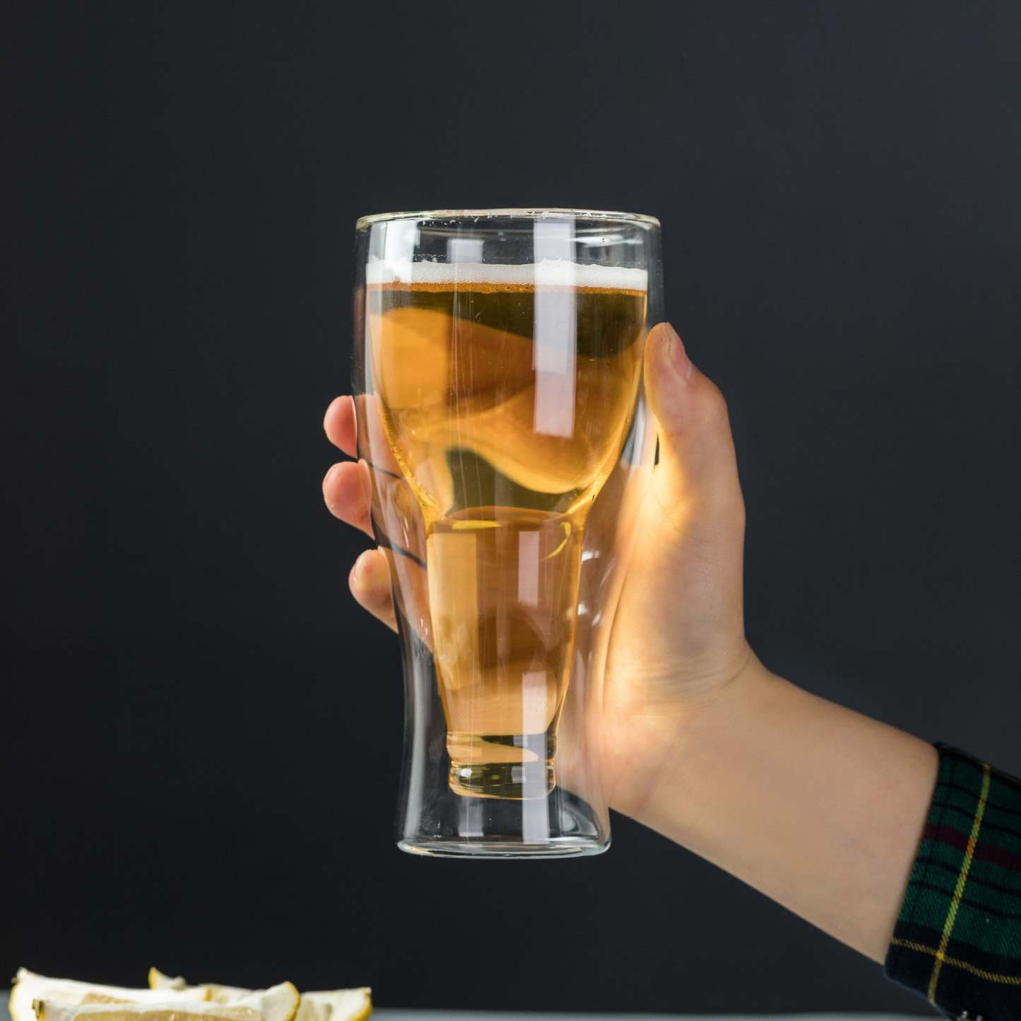 EveryFilterStore Double-Wall Insulated Glass Beer & Cocktail Mug