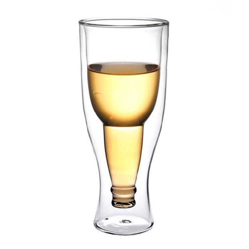 EveryFilterStore Double-Wall Insulated Glass Beer & Cocktail Mug