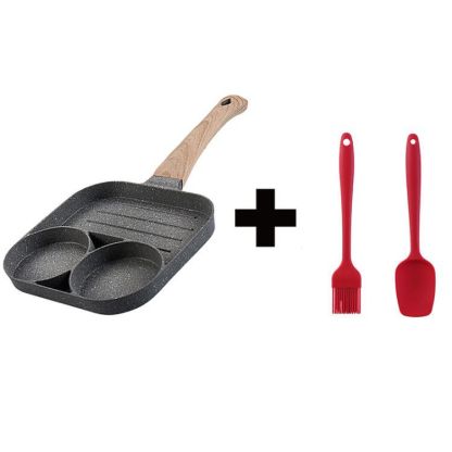 EveryFilterStore Non-Stick 4-Hole Omelet & Pancake Pan