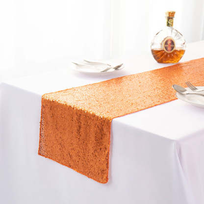 EveryFilterStore Embroidered Sequined Gypsophila Table Runner