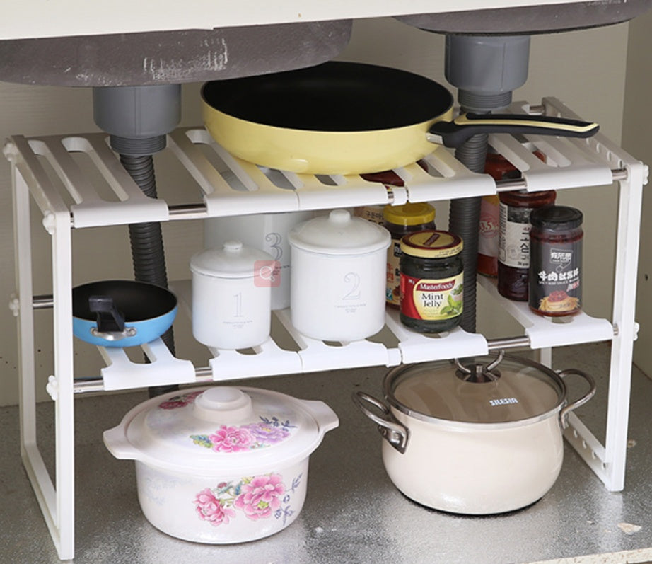EveryFilterStore Expandable 2-Tier Under Sink Organizer