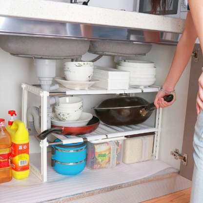 EveryFilterStore Expandable 2-Tier Under Sink Organizer