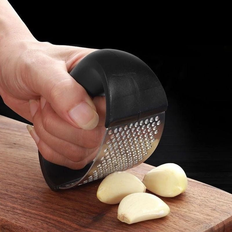 EveryFilterStore Stainless Steel Garlic Press Rocker - Ergonomic Manual Garlic Mincer & Crusher - Professional Kitchen Tool - Easy Clean