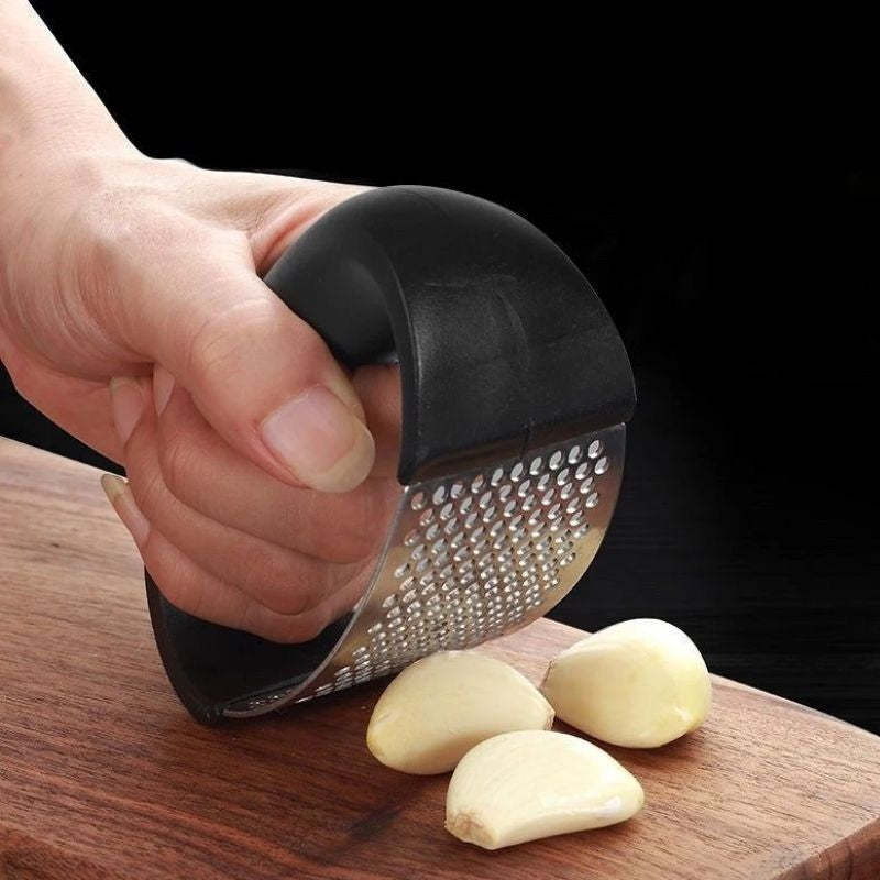 EveryFilterStore Stainless Steel Garlic Press Rocker - Ergonomic Manual Garlic Mincer & Crusher - Professional Kitchen Tool - Easy Clean