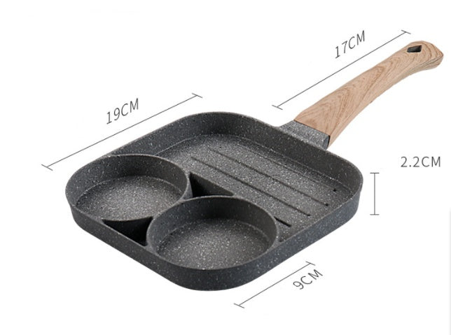 EveryFilterStore Non-Stick 4-Hole Omelet & Pancake Pan