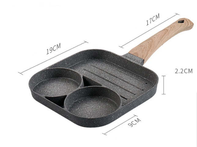 EveryFilterStore Non-Stick 4-Hole Omelet & Pancake Pan