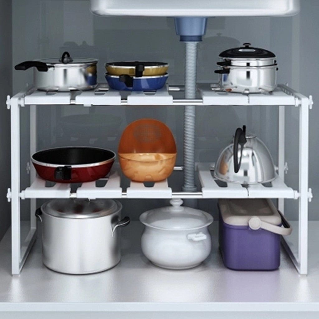 EveryFilterStore Expandable 2-Tier Under Sink Organizer