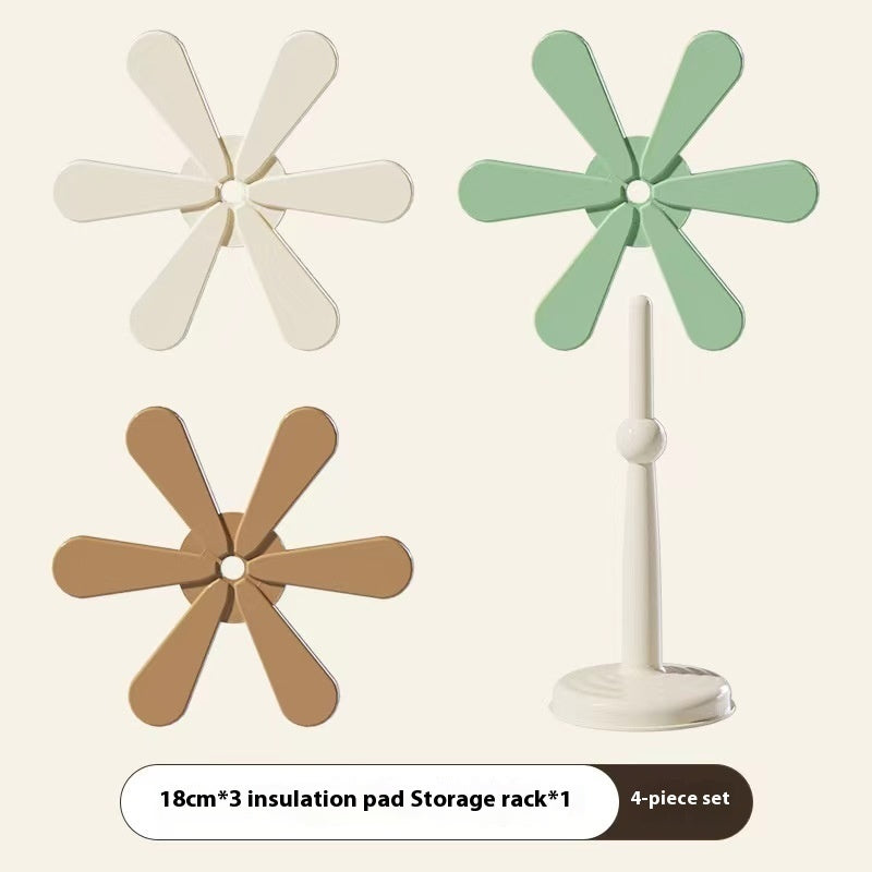 EveryFilterStore Foldable Tree Shape Silicone Trivet Set