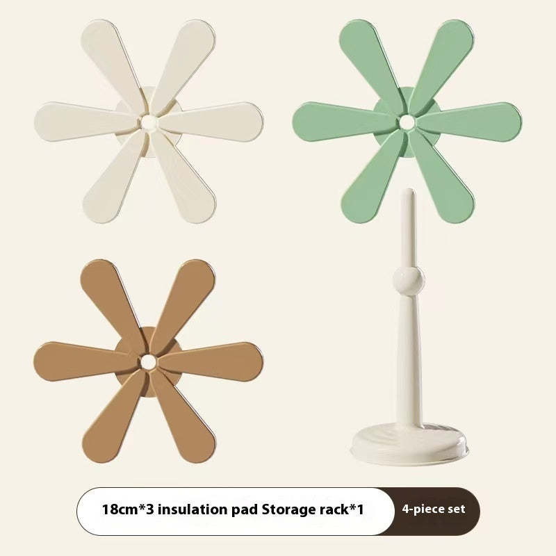 EveryFilterStore Foldable Tree Shape Silicone Trivet Set