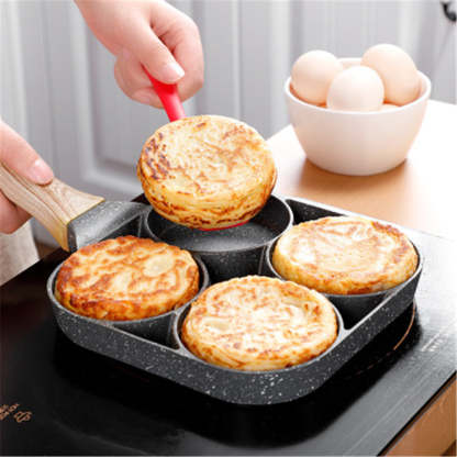 EveryFilterStore Non-Stick 4-Hole Omelet & Pancake Pan